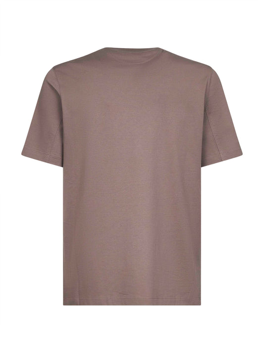 T-shirt fango con stemma Solomeo