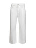 White denim Contemporary Square jeans