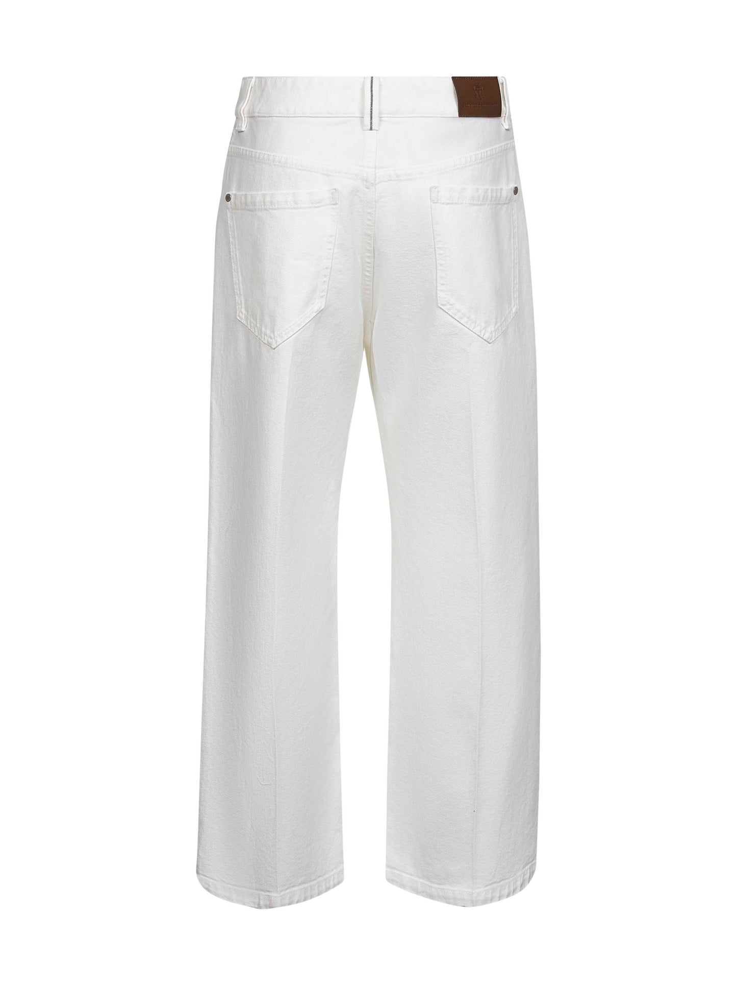 White denim Contemporary Square jeans