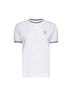 White cotton logo T-shirt