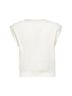 Maglia in cashmere avorio con monile