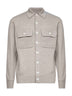 Taupe cashmere knit cardigan