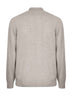 Taupe cashmere knit cardigan