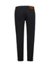 Jeans traditional fit in denim tinto capo nero