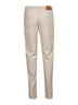 Pantaloni italian fit in velluto a costine beige