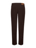 Pantaloni italian fit in velluto a costine marrone