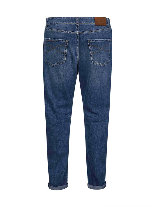 Jeans leisure fit in denim blu