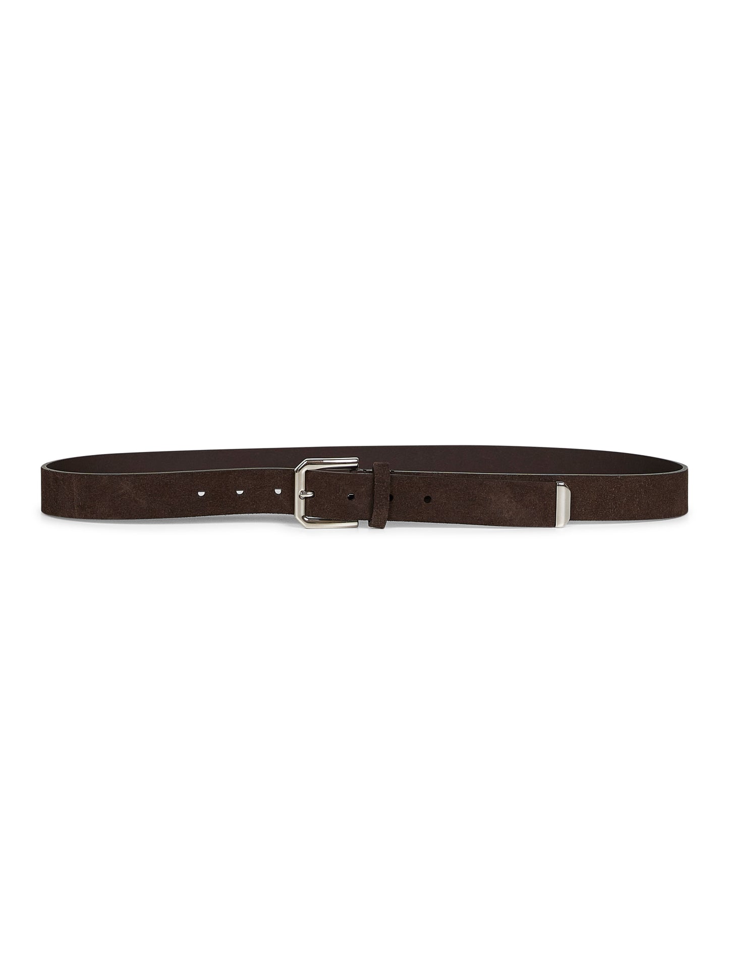 Brown reversed leather belt
