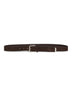 Brown reversed leather belt