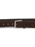 Brown reversed leather belt