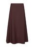 Burgundy twill Flute skirt