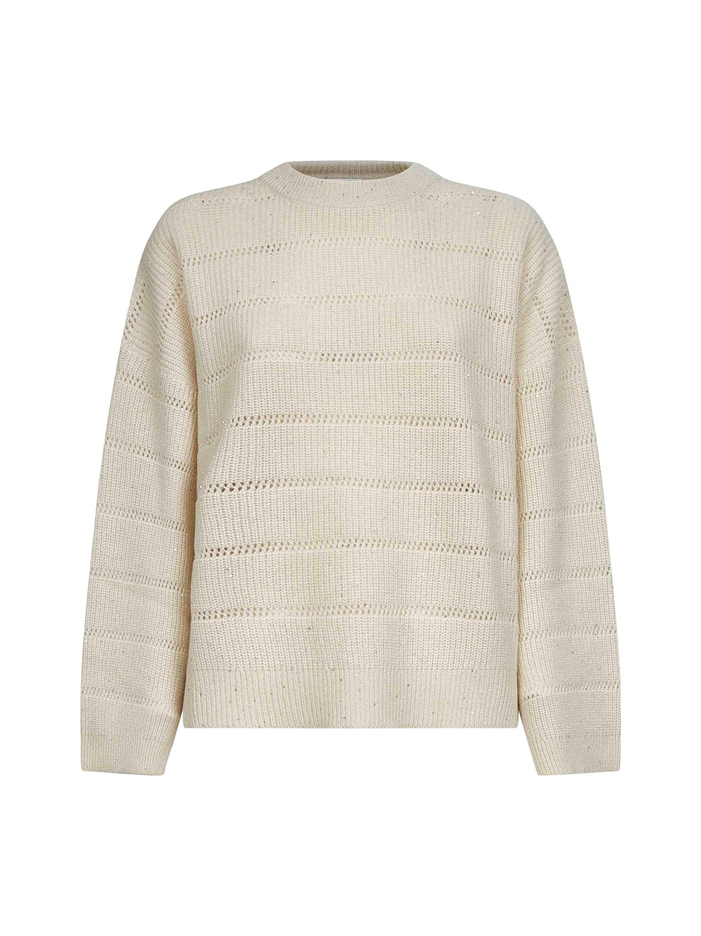Ivory Diamond cashmere and wool sweater