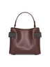 Burgundy Essence small top-handle bag
