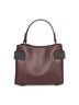 Burgundy Essence small top-handle bag