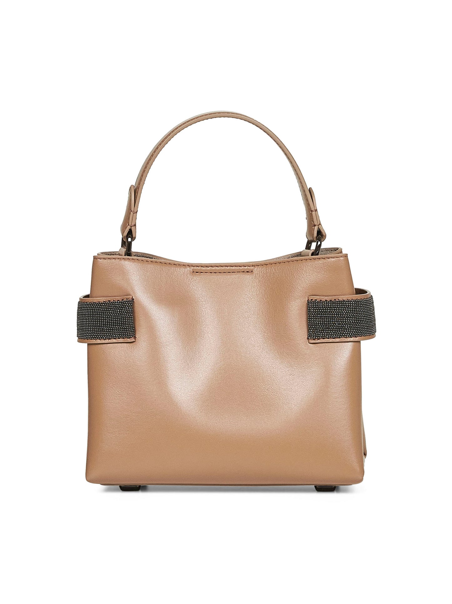 Hazelnut Essence small top-handle bag