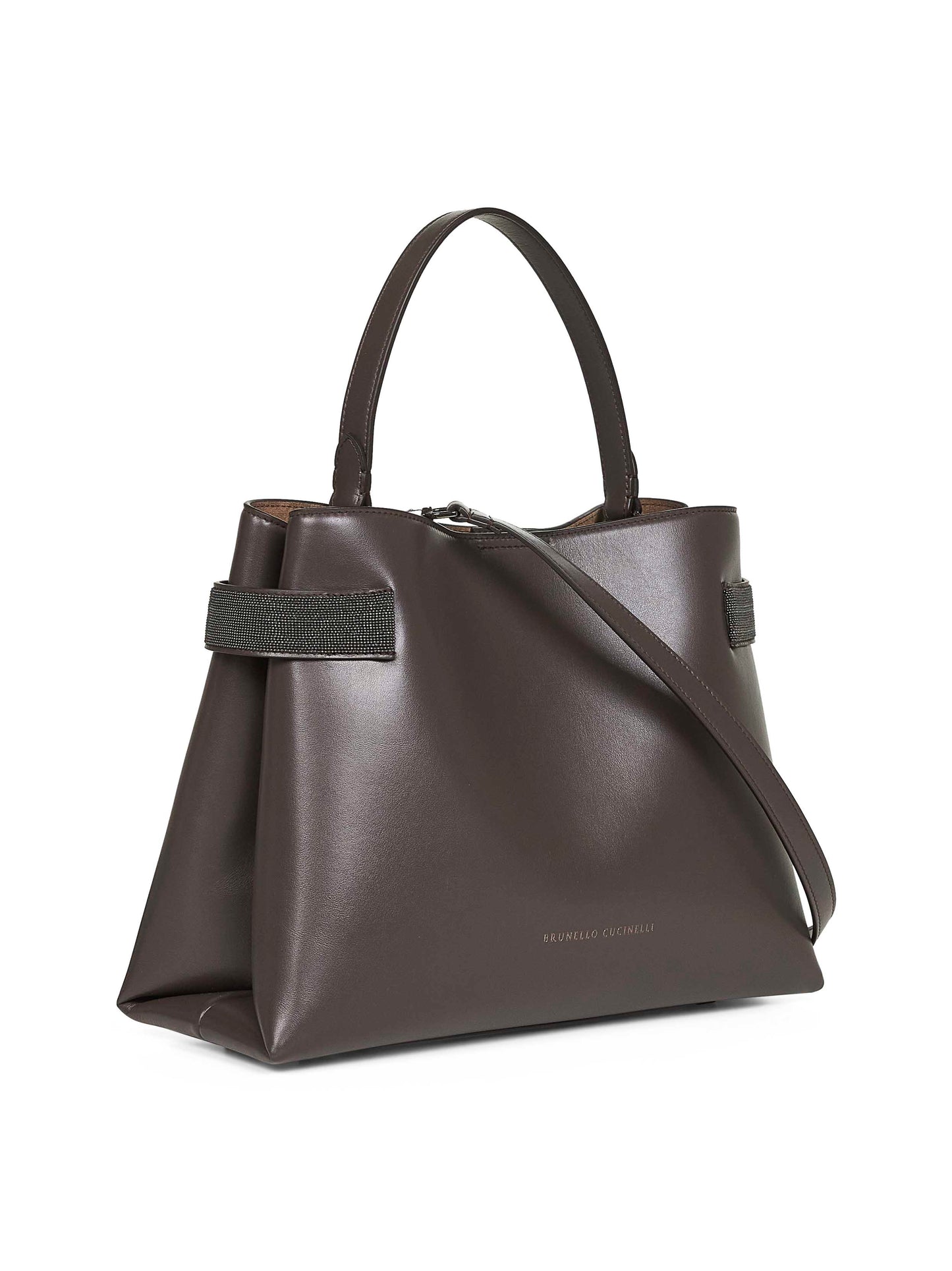 Brown Essence top-handle bag