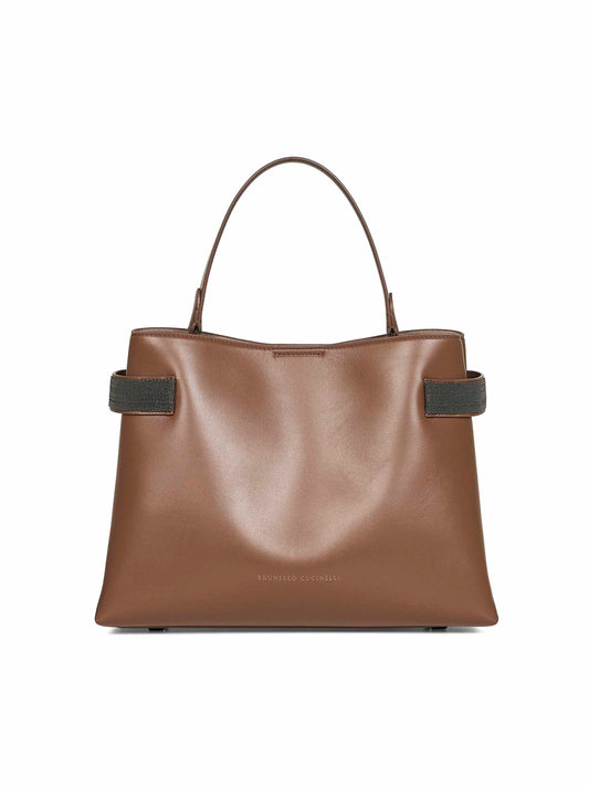 Tawny Essence top-handle bag<BR/>