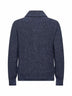 Blue chiné knit cardigan