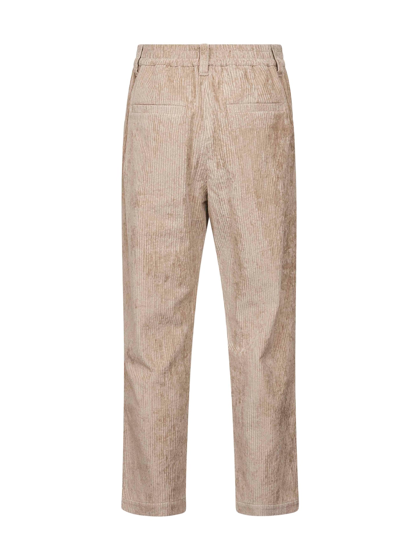 Beige corduroy Baggy trousers