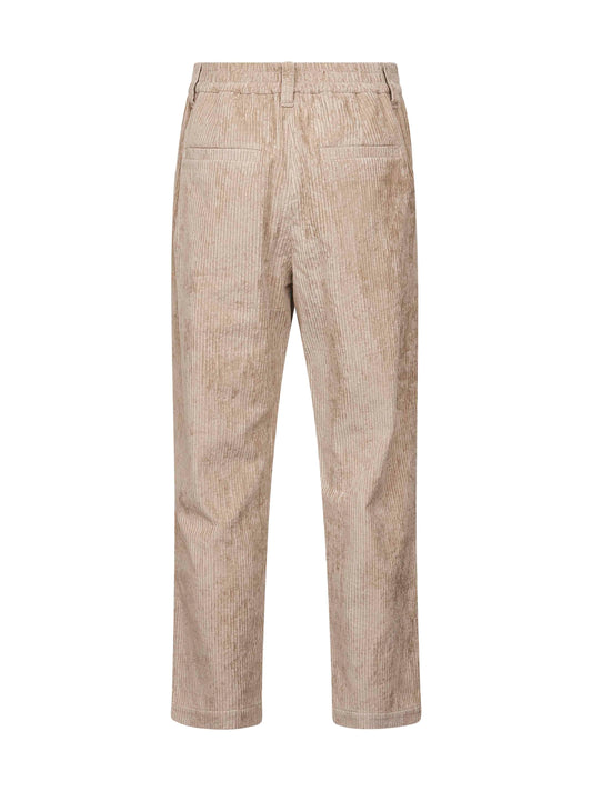 Beige corduroy Baggy trousers
