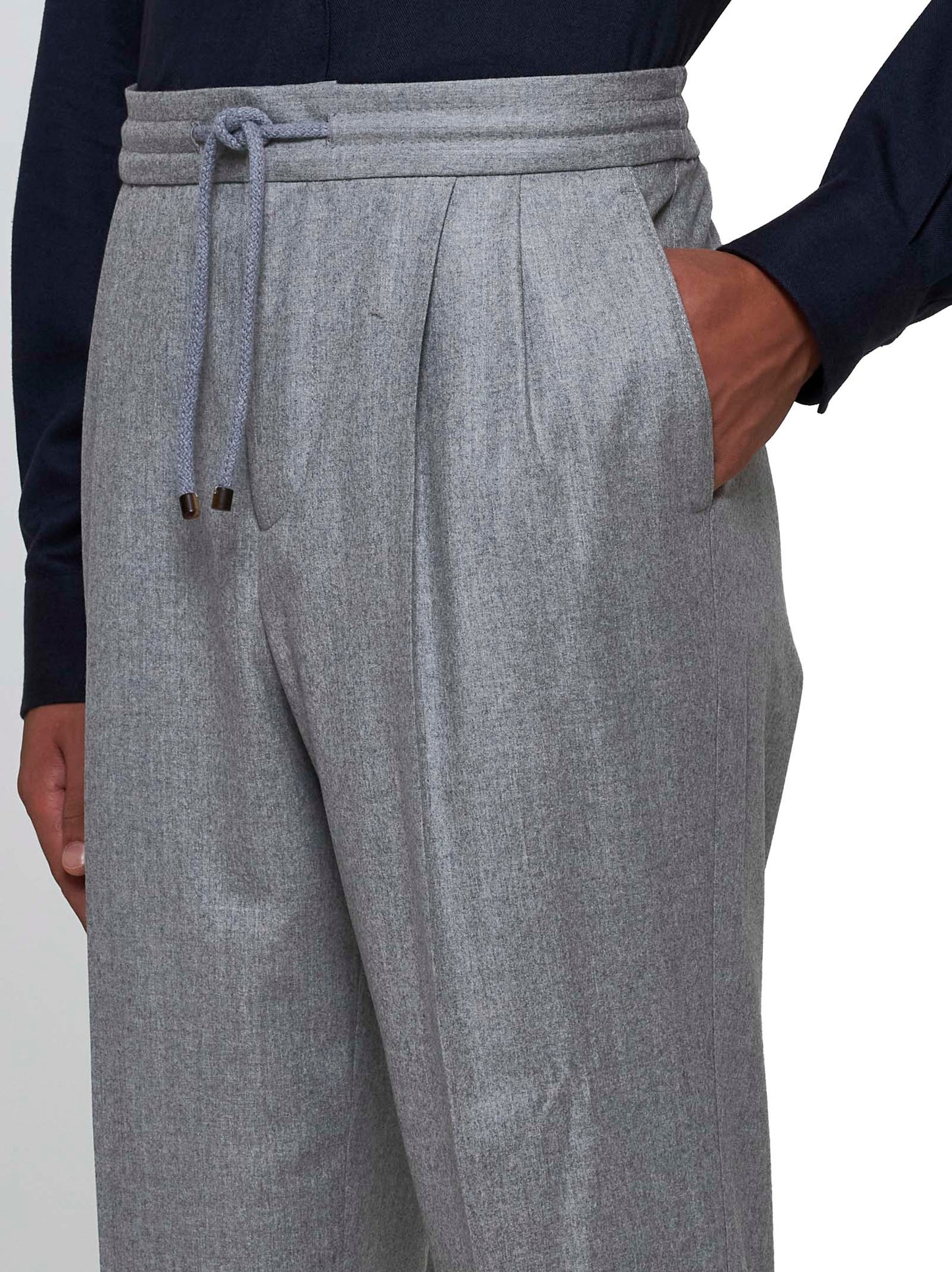 Virgin wool trousers