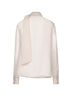 Beige Crispy silk monili blouse