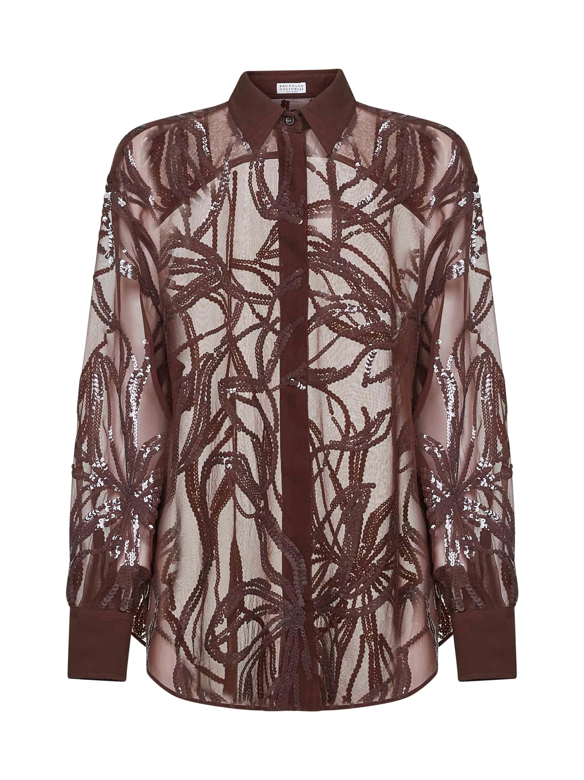 Burgundy Crispy silk Dazzling Floral Embroidery shirt Daniello.com Burgundy Crispy silk Dazzling Floral Embroidery shirt Daniello.com
