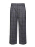 Grey Prince of Wales Sartorial Crop trousers