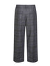 Grey Prince of Wales Sartorial Crop trousers