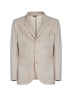 Giacca in jersey di cashmere beige