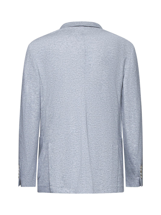 Grey cashmere blazer by Brunello Cucinelli