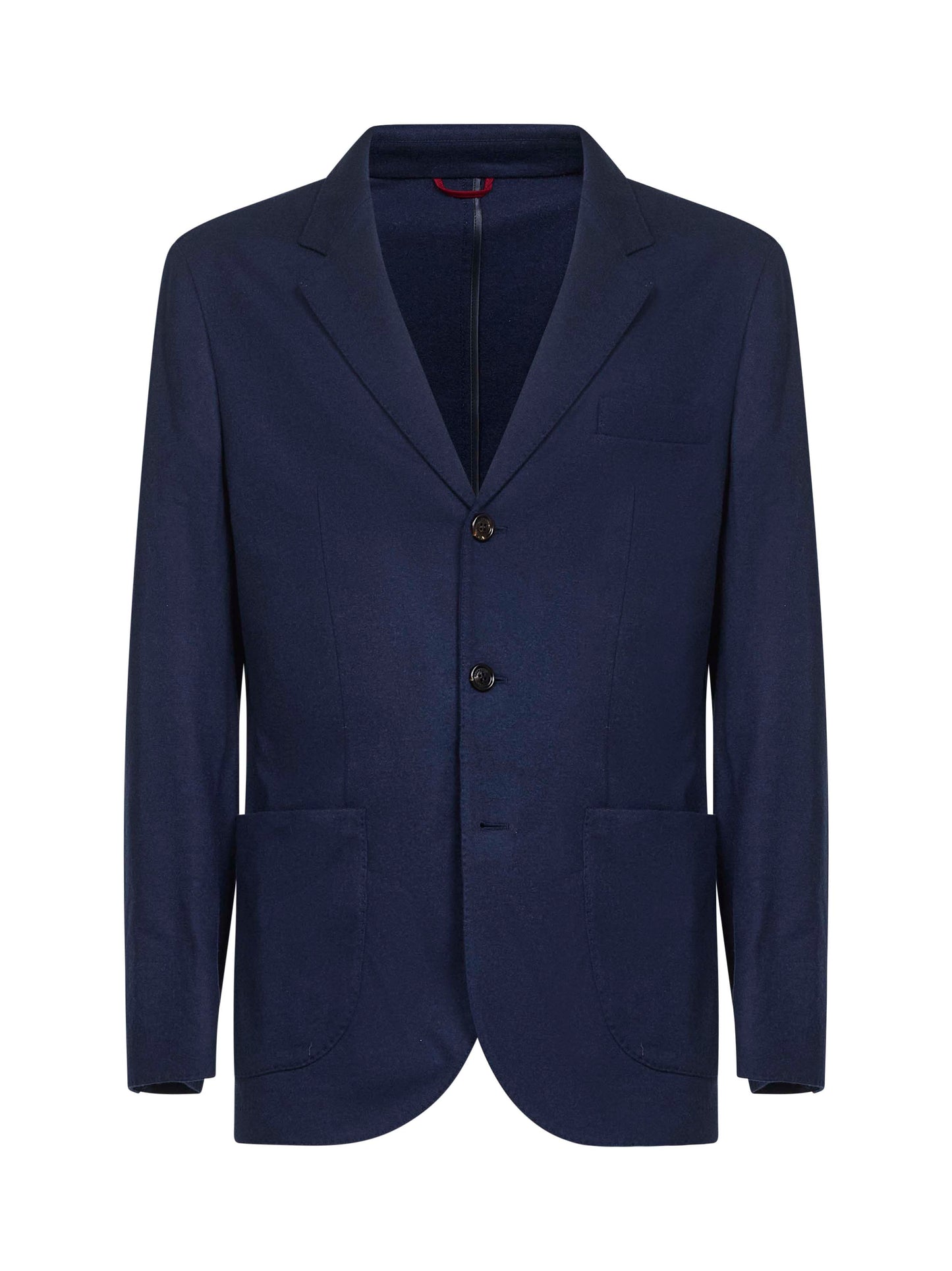 Blue cashmere jersey blazer