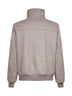 Bomber in beaver di cashmere membranato beige