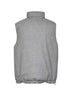 Grey wool canvas padded vest