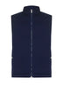 Blue wool canvas padded vest