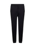 Joggers in felpa double nera
