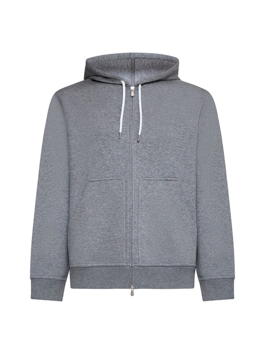 Leisure zip-up sweatshirt