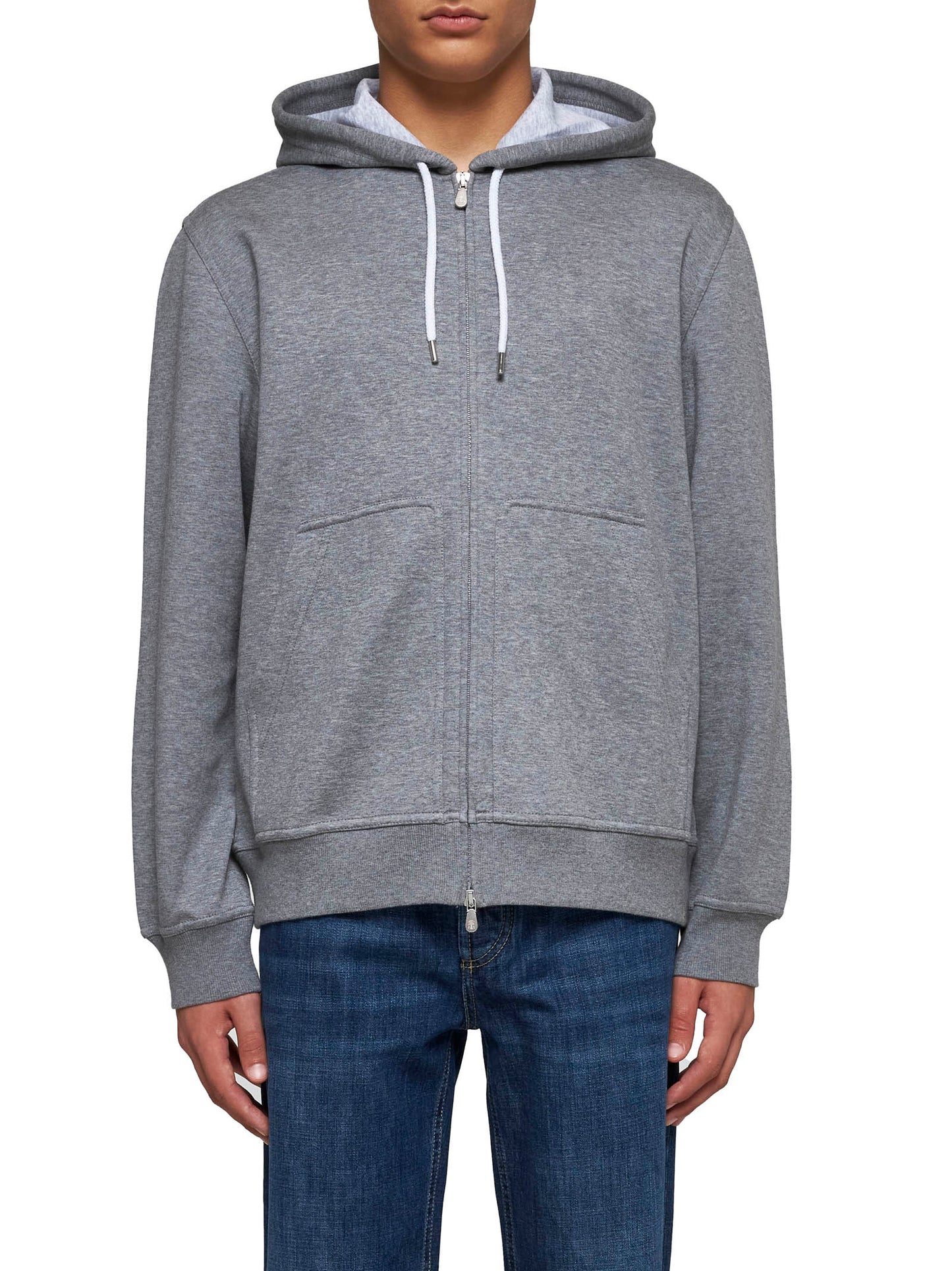 Leisure zip-up sweatshirt