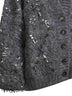 Grey wool knit Dazzling cardigan