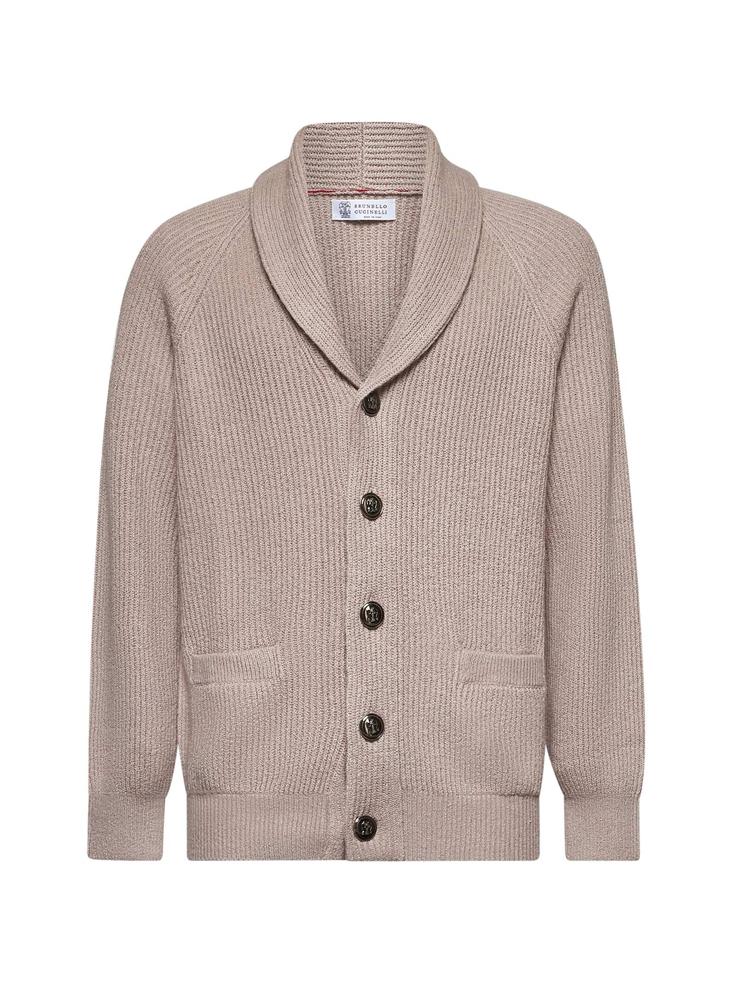 Jute malfilé cotton cardigan