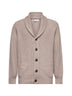 Jute malfilé cotton cardigan