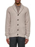 Jute malfilé cotton cardigan