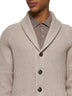 Jute malfilé cotton cardigan