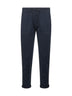 Blue interlock Precious Stripe trousers