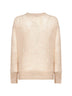 Beige mohair blend Dazzling Mesh sweater