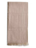 Sciarpa in cashmere e seta beige