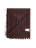 Brown Diamante cashmere and silk scarf