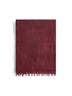 Burgundy Diamante cashmere and silk scarf