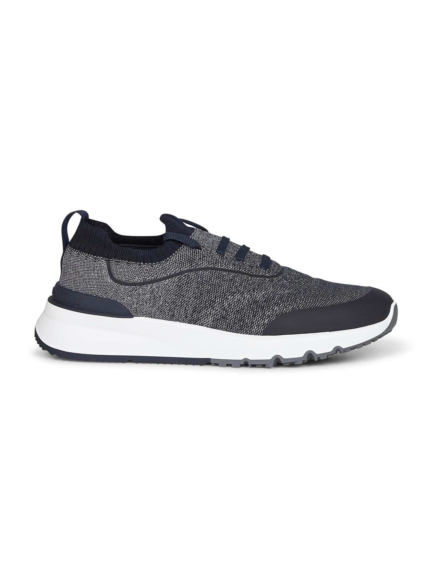 Blue techno cotton knit Runners