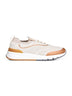 Beige techno cotton knit Runners
